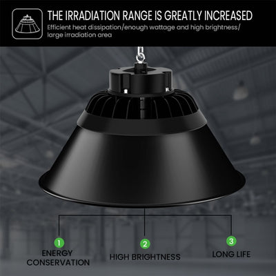 LED UFO Φωτιστικό Οροφής Βιομηχανικού Χώρου 100W