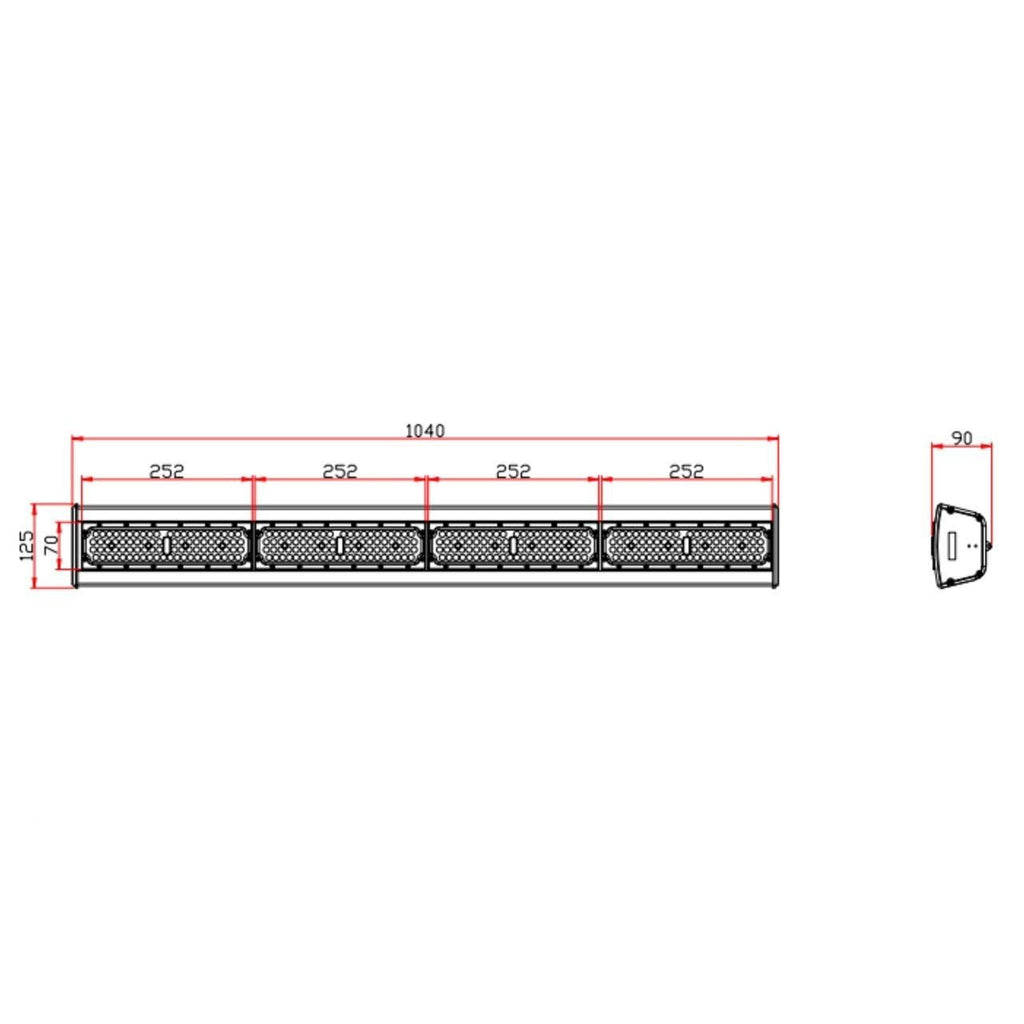 Linear LED High Bay 200W 6000K Daylight White – IP65 0-10V Dimmable – 150 lm/W – Sosen Driver – For Industrial Halls & Warehouse – 5-Year Warranty – photo 2