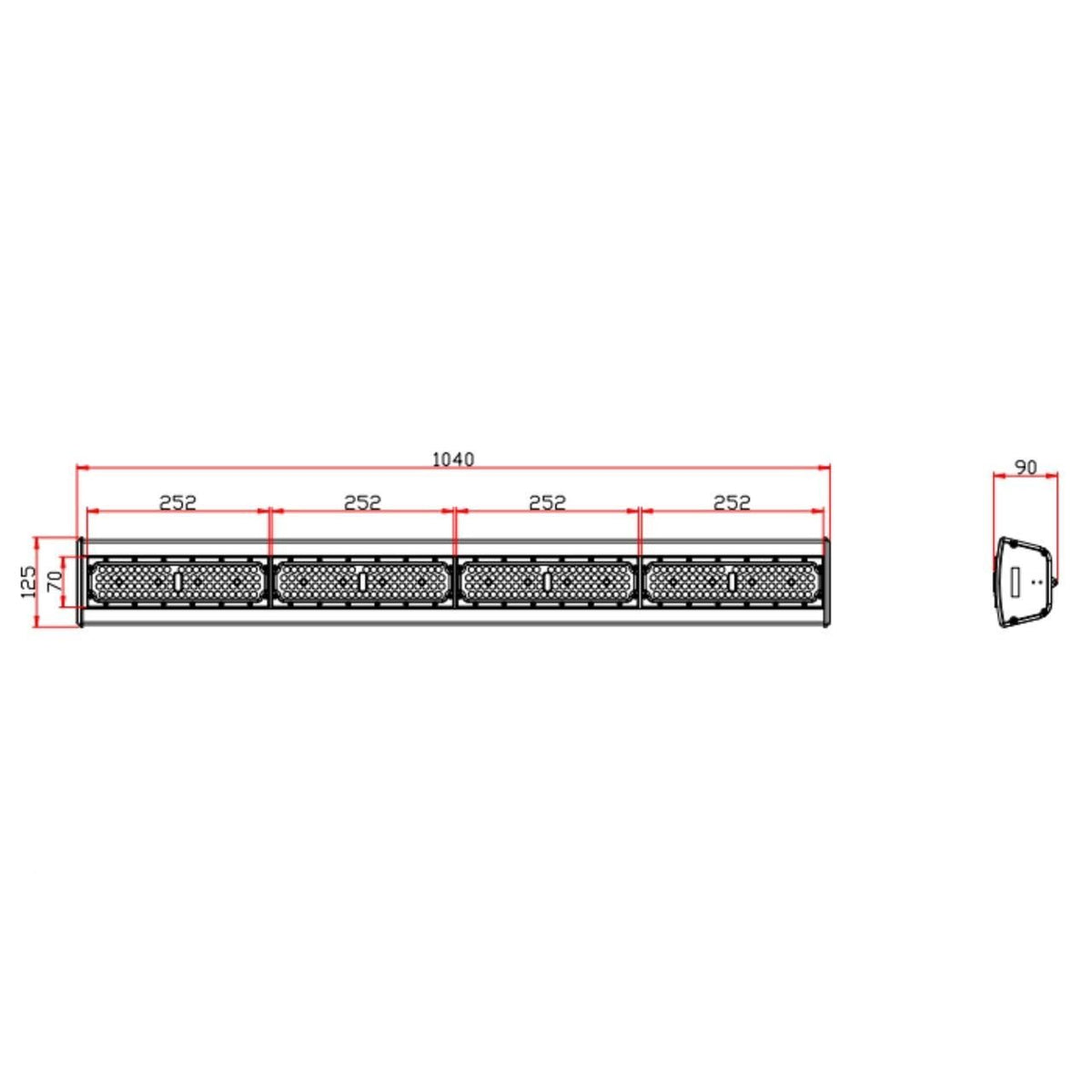 Linear LED High Bay 200W 6000K Daylight White – IP65 0-10V Dimmable – 150 lm/W – Sosen Driver – For Industrial Halls & Warehouse – 5-Year Warranty – photo 2