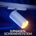 LED Lištové Svietidlo 3-fázové 10W 4000K Biele – 1000 lm – Uhol Vyžarovania 36° – Záruka 5 rokov – foto 4