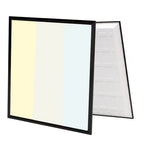LED Panel 62×62 Black – with 28W – 140 lm/W – Backlit – Driver Included (Replaces 4x18W) – CCT Switchable – 5-Year Warranty