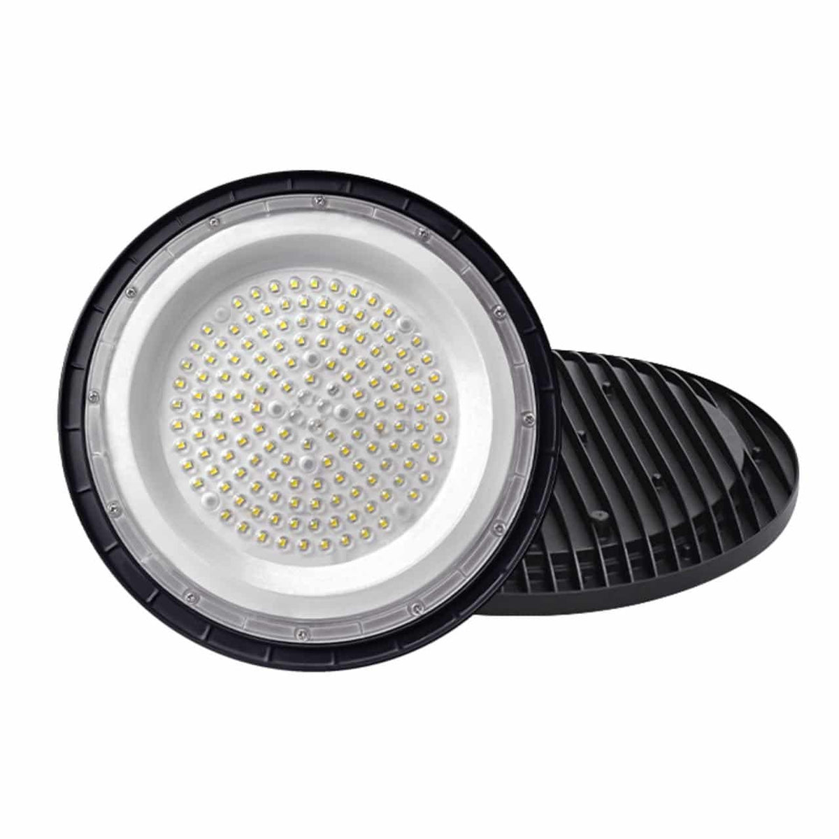 LED High Bay 200W 4000K Branco Neutro – IP65 120 lm/W – Ângulo de Feixe 90° – Série DOB – Para Indústria e Armazém – Garantia 5 Anos – foto 2