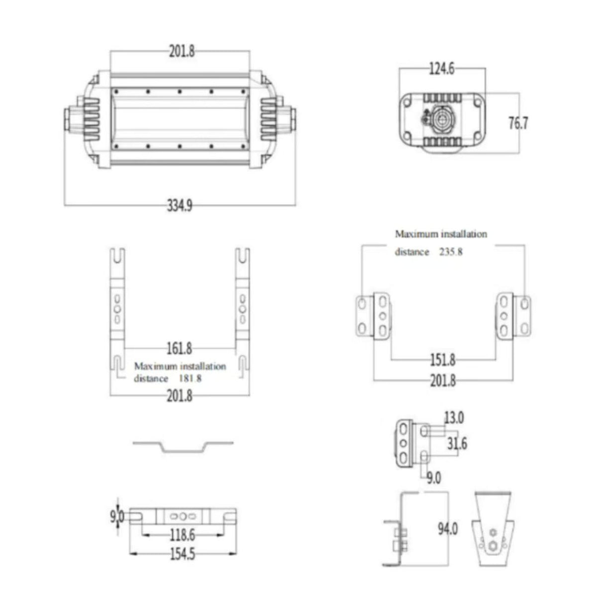 LED EX Valaisin 30 cm 20W 5000K – ATEX Zone 1/2/21/22 – Toimitus 14 Arkipäivässä – kuva 4