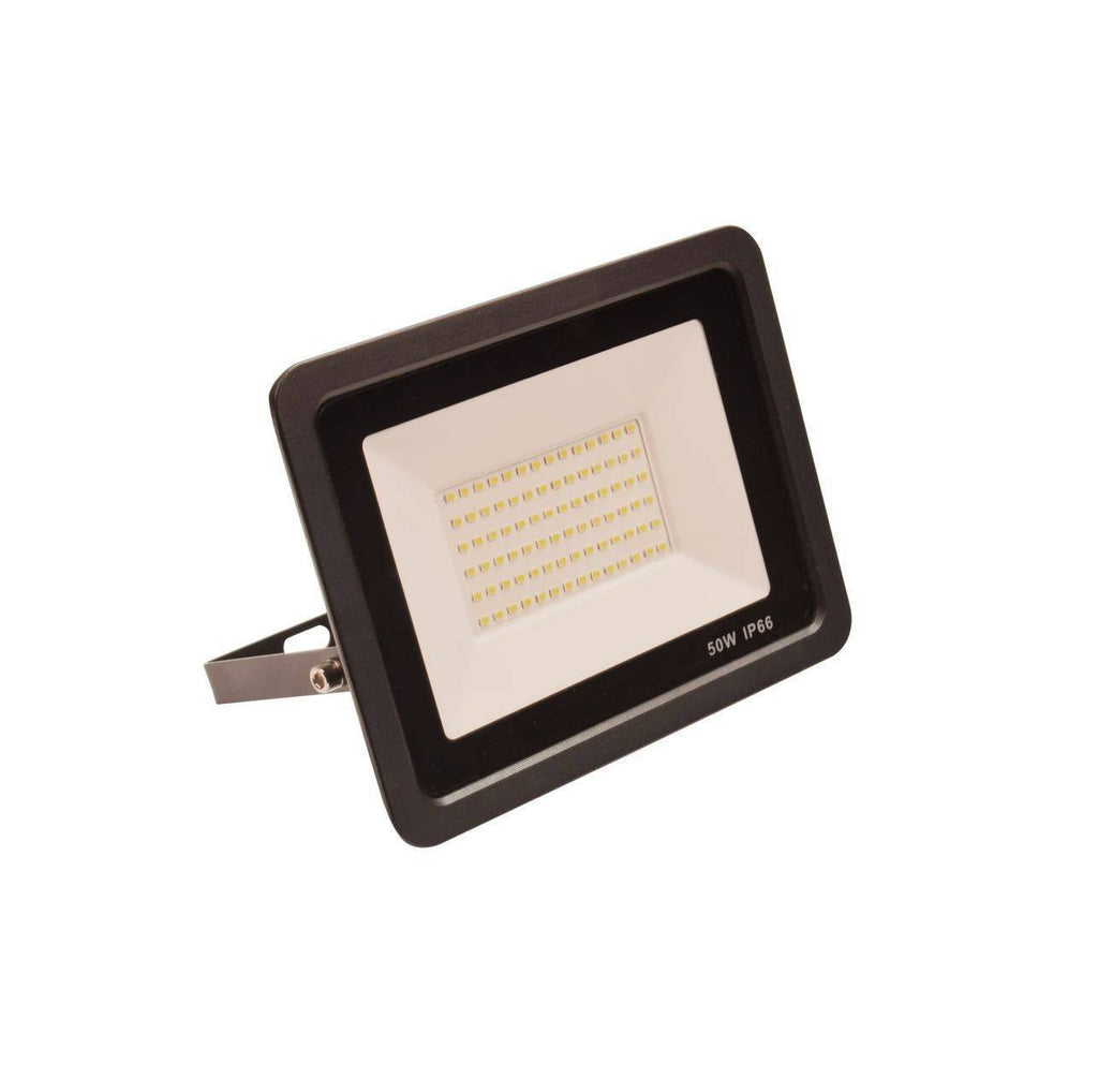 LED Floodlight 50W – 4000K – 100 lm/W – Beam Angle 120° – DOB – IP66 | 3-Year Warranty
