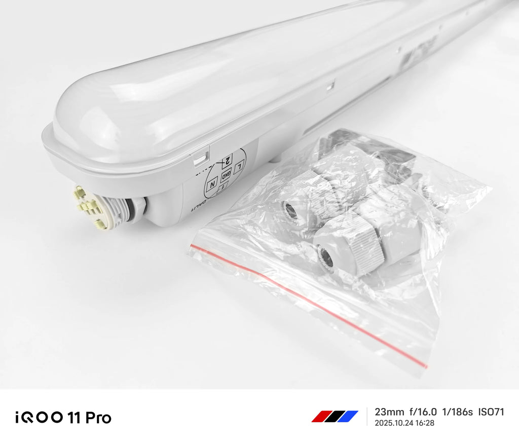 LED Tri-Proof Light 150 cm 55W 5700K Daylight White – IP65 DALI Dimmable – 155 lm/W – Linkable – 5-Year Warranty – For Industry & Workshop – photo 3