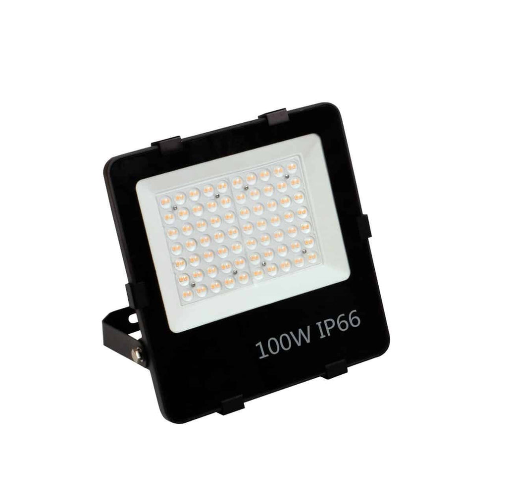 LED Fluter 100W – 3000K – 150 lm/W – Abstrahlwinkel 90° – Sosen Treiber – IP66