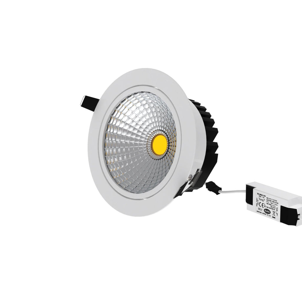 Ronde LED Inbouwspot 7W – 4000K – Triac Dimbaar – foto 2