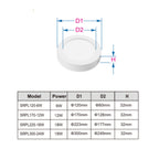 Ronde LED Opbouwspot 12W 4000K Neutraal Wit – Ø170mm – 960 lm – Voor Gang & Woonruimtes – 3 Jaar Garantie – foto 3