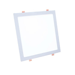 Čtvercový LED Downlight Zapuštěný 6W 6000K Denní Bílá – 480 lm – Výřez 105x105mm – Pro Chodbu a Kuchyni – Záruka 3 Roky