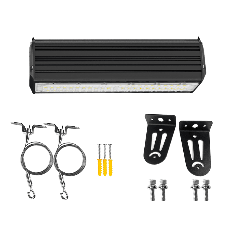 Lineaire LED High Bay 100W 6000K Daglicht Wit – IP65 0-10V Dimbaar – 150 lm/W – Sosen Driver – Voor Industriële Hallen & Magazijn – 5 Jaar Garantie – foto 4