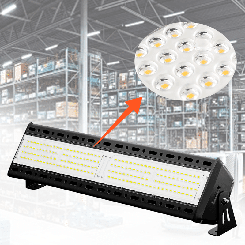 Linear LED High Bay 150W 6000K Daylight White – IP65 0-10V Dimmable – 150 lm/W – Sosen Driver – For Industrial Halls & Warehouse – 5-Year Warranty – photo 3