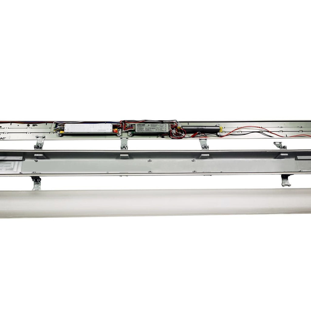 Plafoniera LED Stagna 150 cm con Luce di Emergenza – 5700K – 50W – Driver Osram – IP65 – Garanzia 3 Anni – foto 5