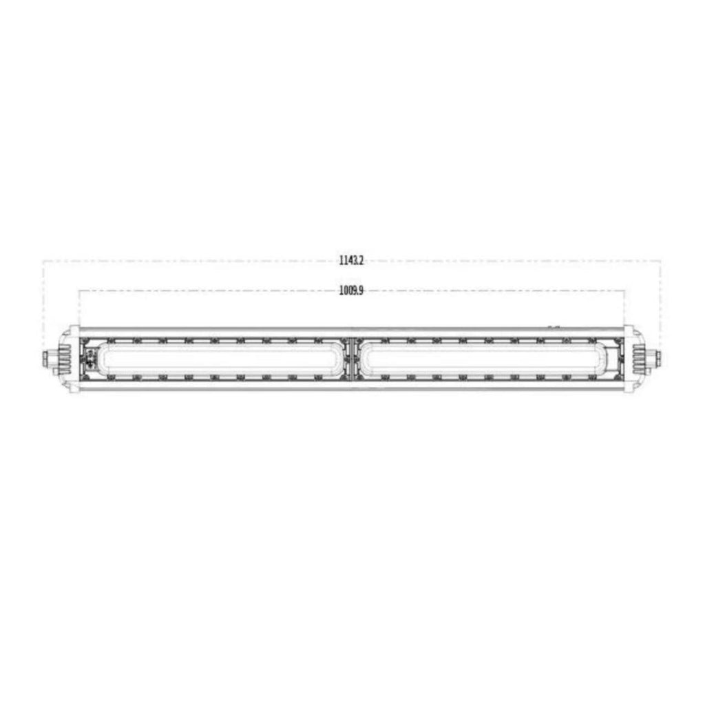Apparecchio Illuminante LED EX 120 cm 70W 5000K – ATEX Zona 1/2/21/22 – Consegna 14 Giorni Lavorativi – foto 4