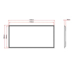 LED Panel 60×120 60W 3000K Warm White – Backlit 110 lm/W – Driver Included (Replaces 6x18W) – For Office & Commercial – 5-Year Warranty – photo 3