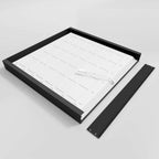 Ramka Natynkowa do Panelu LED 60×60 Czarnego – Montaż Natynkowy do Biura i Sufitu – Łatwy Montaż – zdjęcie 3