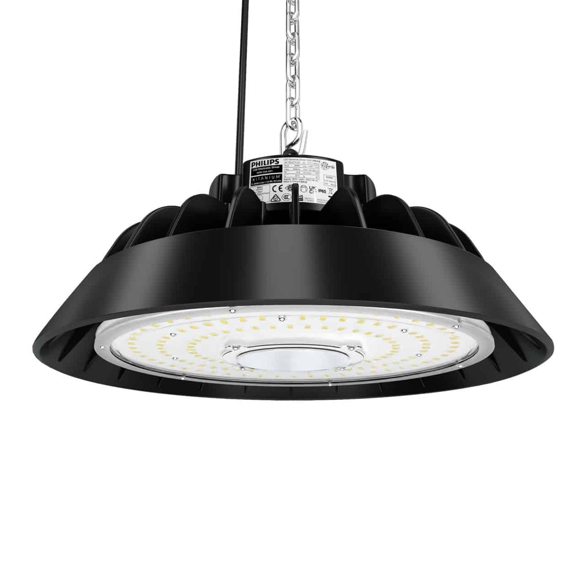 LED Hallenstrahler 150W – Philips Treiber – 6000K – 120° – 150 lm/W – IP65 – 1-10V dimmbar