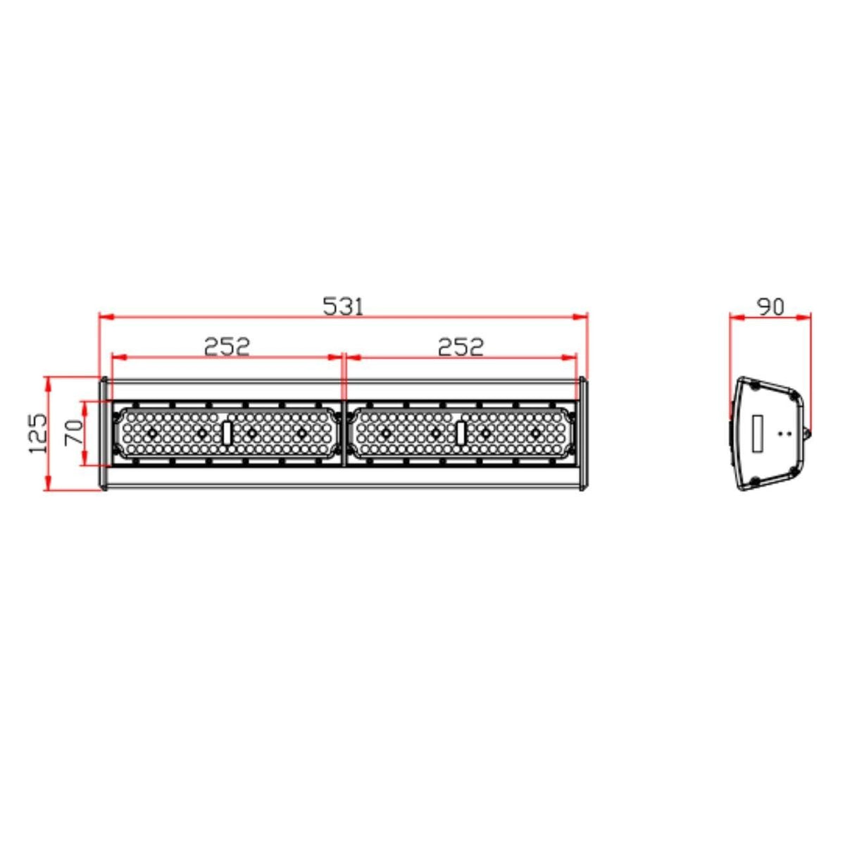 Linear LED High Bay 100W 4000K Neutral White – IP65 0-10V Dimmable – 150 lm/W – Sosen Driver – For Industrial Halls & Warehouse – 5-Year Warranty – photo 2