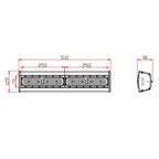 Lineaire LED High Bay 100W 6000K Daglicht Wit – IP65 0-10V Dimbaar – 150 lm/W – Sosen Driver – Voor Industriële Hallen & Magazijn – 5 Jaar Garantie – foto 2