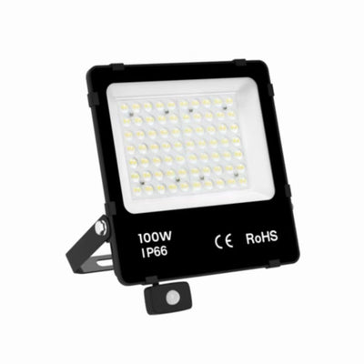 Projecteur LED Extérieur 100W 4000K Blanc Neutre avec Détecteur de Mouvement