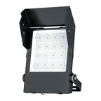 LED floodlight with adjustable angle metal visor