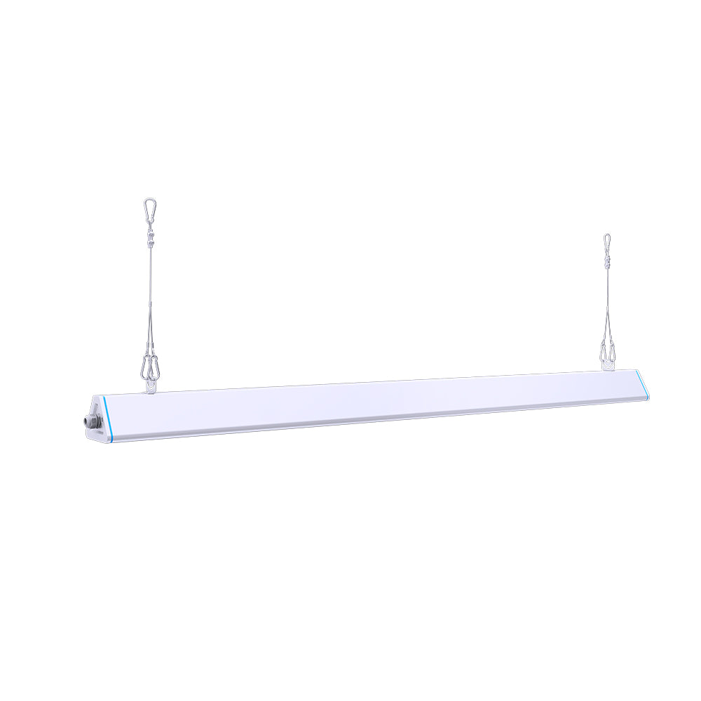 LED Linear High Bay suspended with steel wire ropes