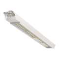 LED Linear Low Bay, view from below with micro-prism optic