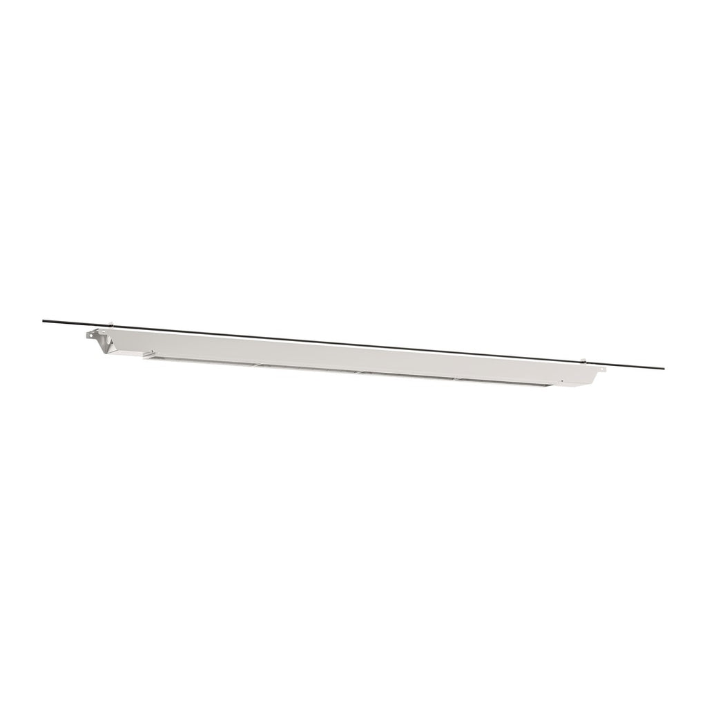 LED Linear Low Bay mounted on a support cable