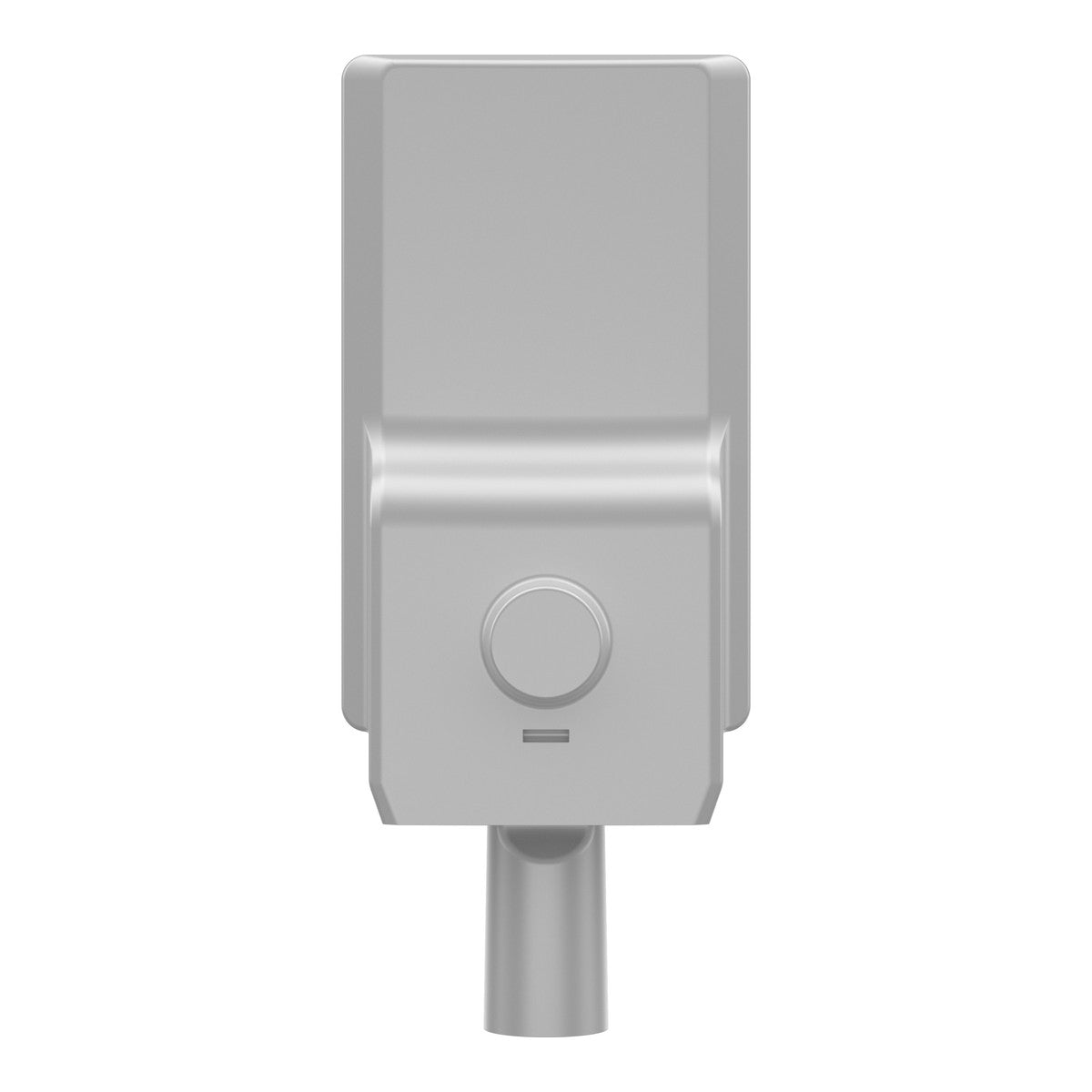 LED street light, rear view with pole fitting