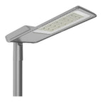LED street light mounted on a pole