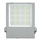 LED Tennis Court Light, front view with asymmetric optics