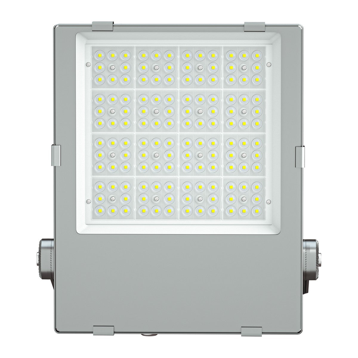 LED Tennis Court Light, front view with asymmetric optics
