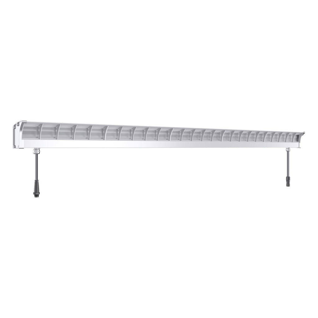 LED Tennis Court Light 75W, angled view of the anti-glare optic