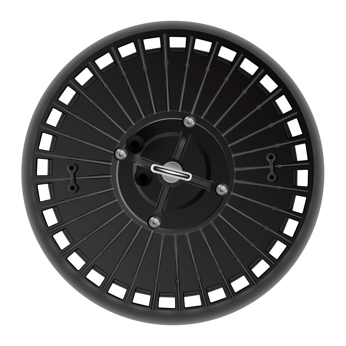 LED UFO High Bay, top view with heat sink