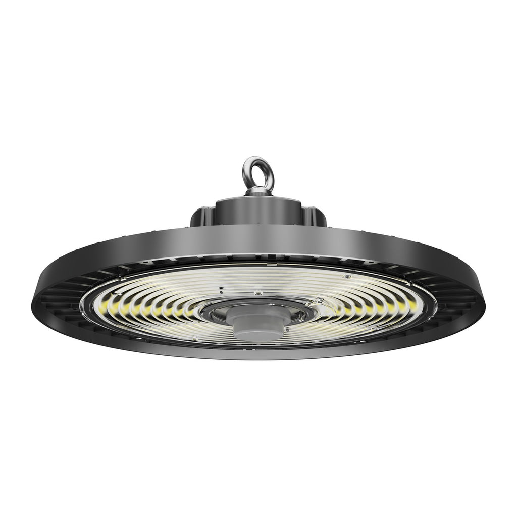 Power-adjustable LED UFO High Bay with plug-in sensor port