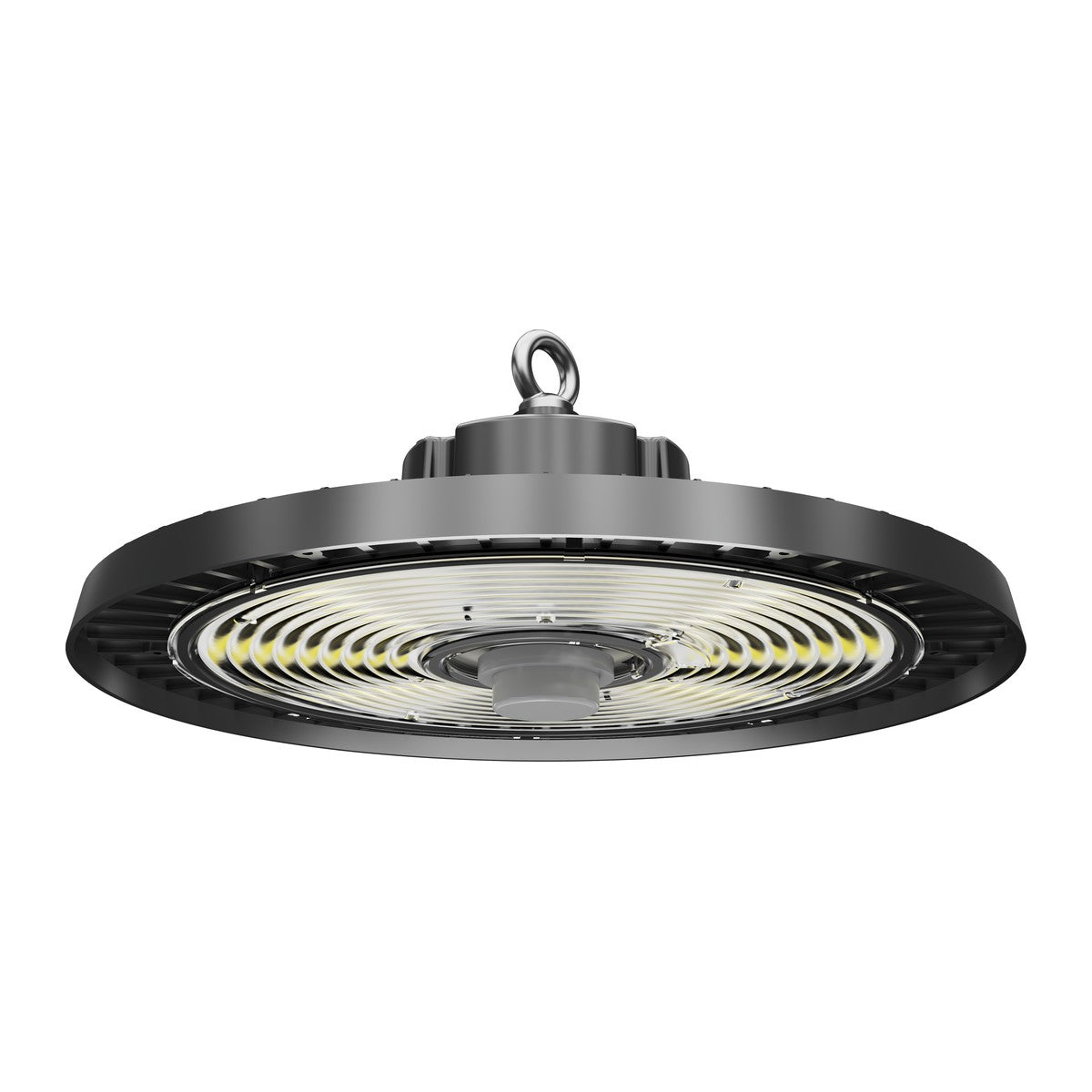 Power-adjustable LED UFO High Bay with plug-in sensor port
