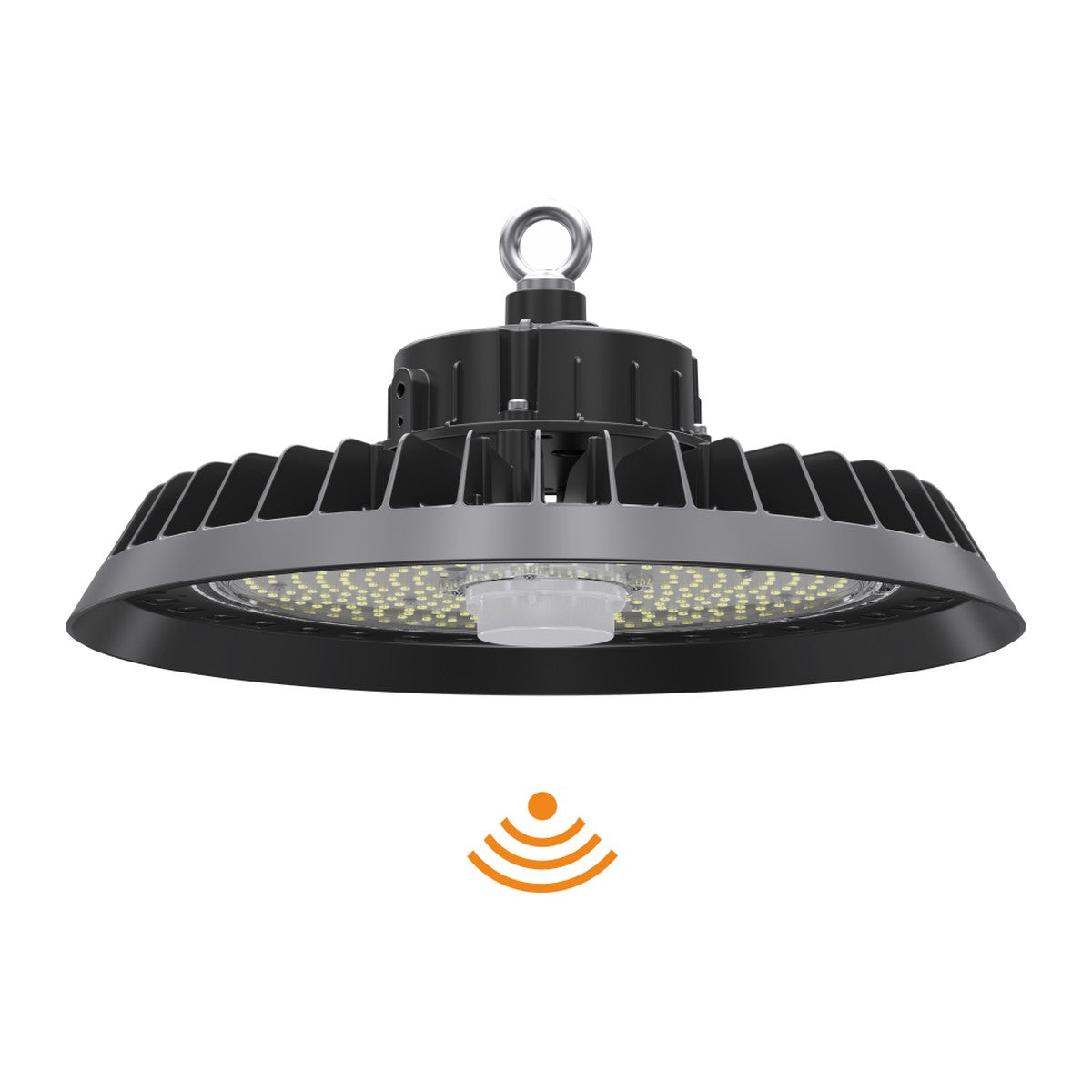 LED UFO High Bay with plug-in motion and daylight sensor