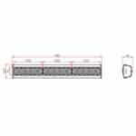 LED High Bay Linear 150W - 6000K - 150LM/W - IP65 - 0-10V Dimmable - Sosen Driver - 5 Year Warranty