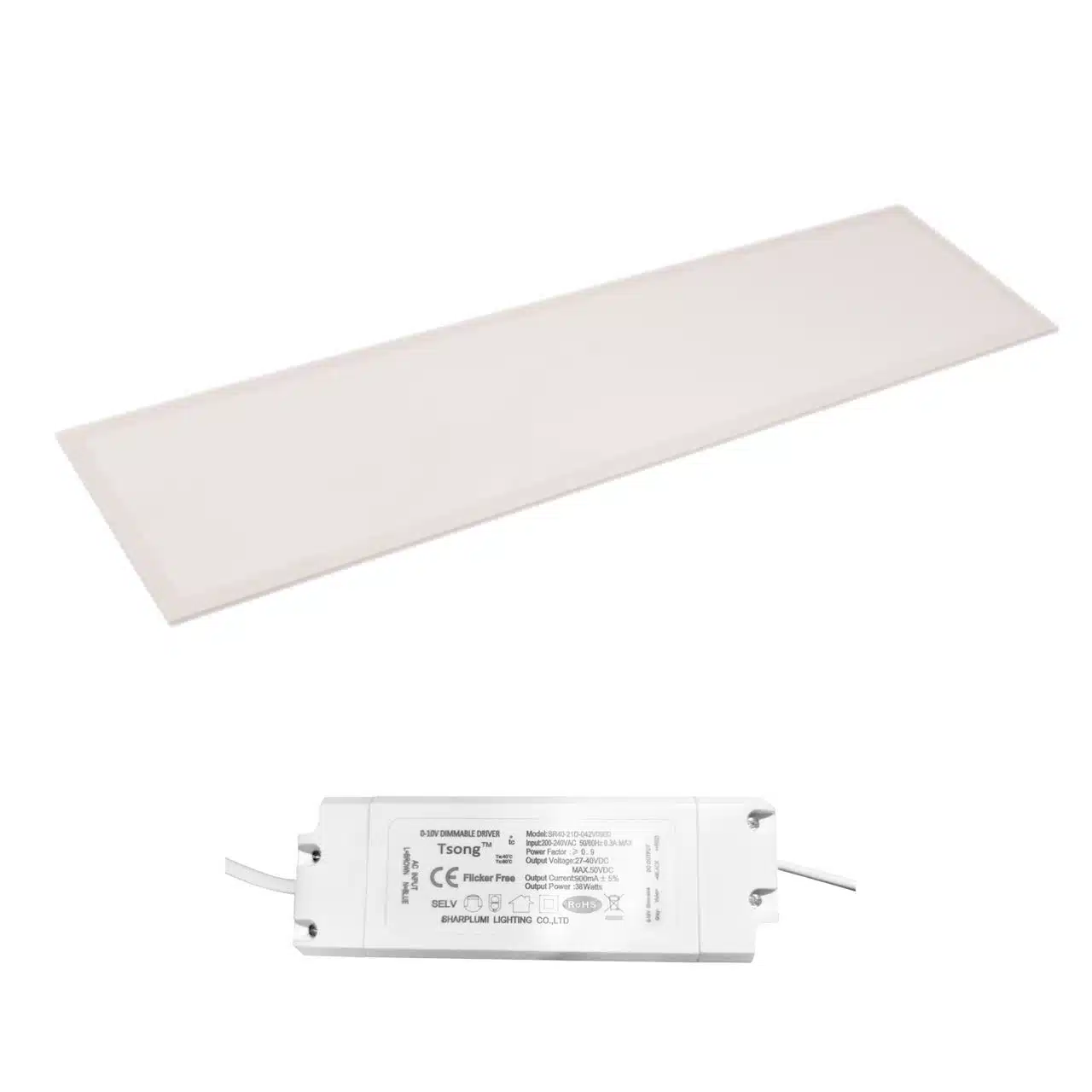 LED Panel dimmbar 0–10V