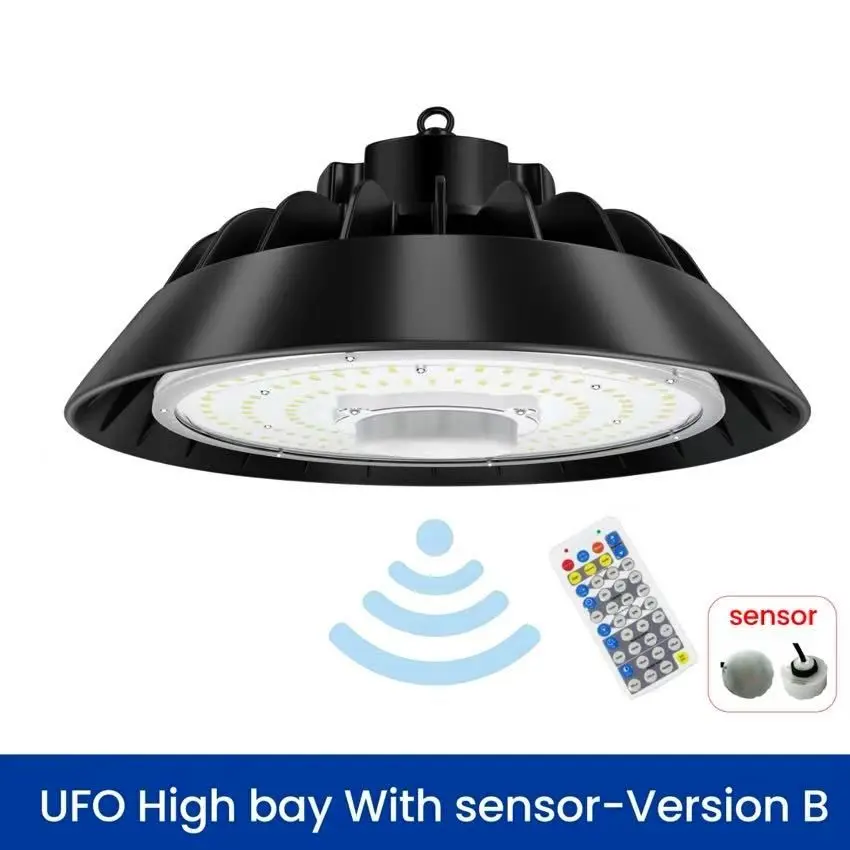 LED High Bay with Motion Sensor 240W – 6000K - SOSEN-Driver – 120° – 150lm/W – IP65 – 0-10V Dimmable