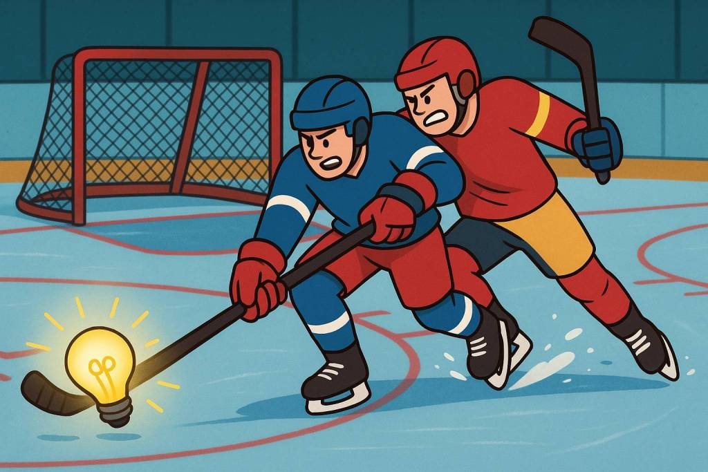 Now available: flicker-free LED lighting for ice hockey rinks