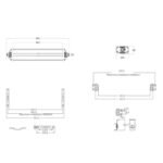 ATEX LED Linear Light 60CM - 60W - 6000K - 110LM/W - Zone 1, 2, 21 & 22 - 5 Year Warranty -