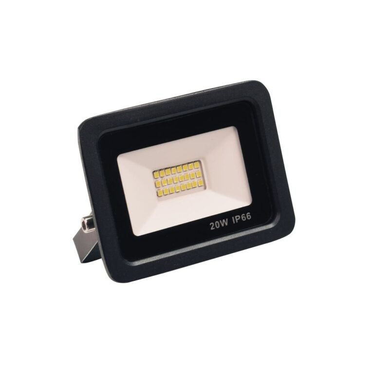 LED Floodlight 20W – 3000K - 100LM/W – Beam Angle 120° – DOB – IP66 | 3 Year Warranty